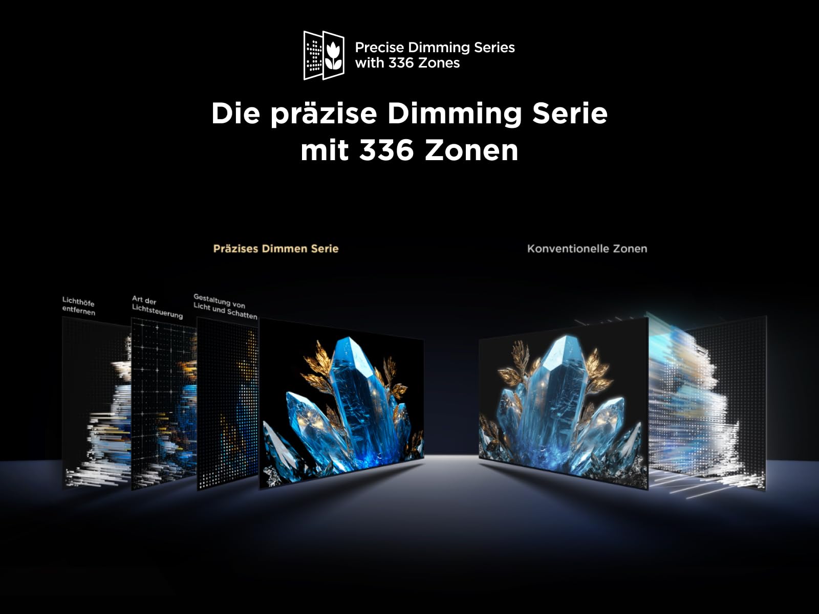 TCL 50C7K 50 Zoll QD-Mini LED Fernseher, 4K HDR Premium 2000, Smart Google TV mit 144Hz Motion Clarity Pro (Dolby Vision IQ & Atmos, HVA-Panel, Game Master)