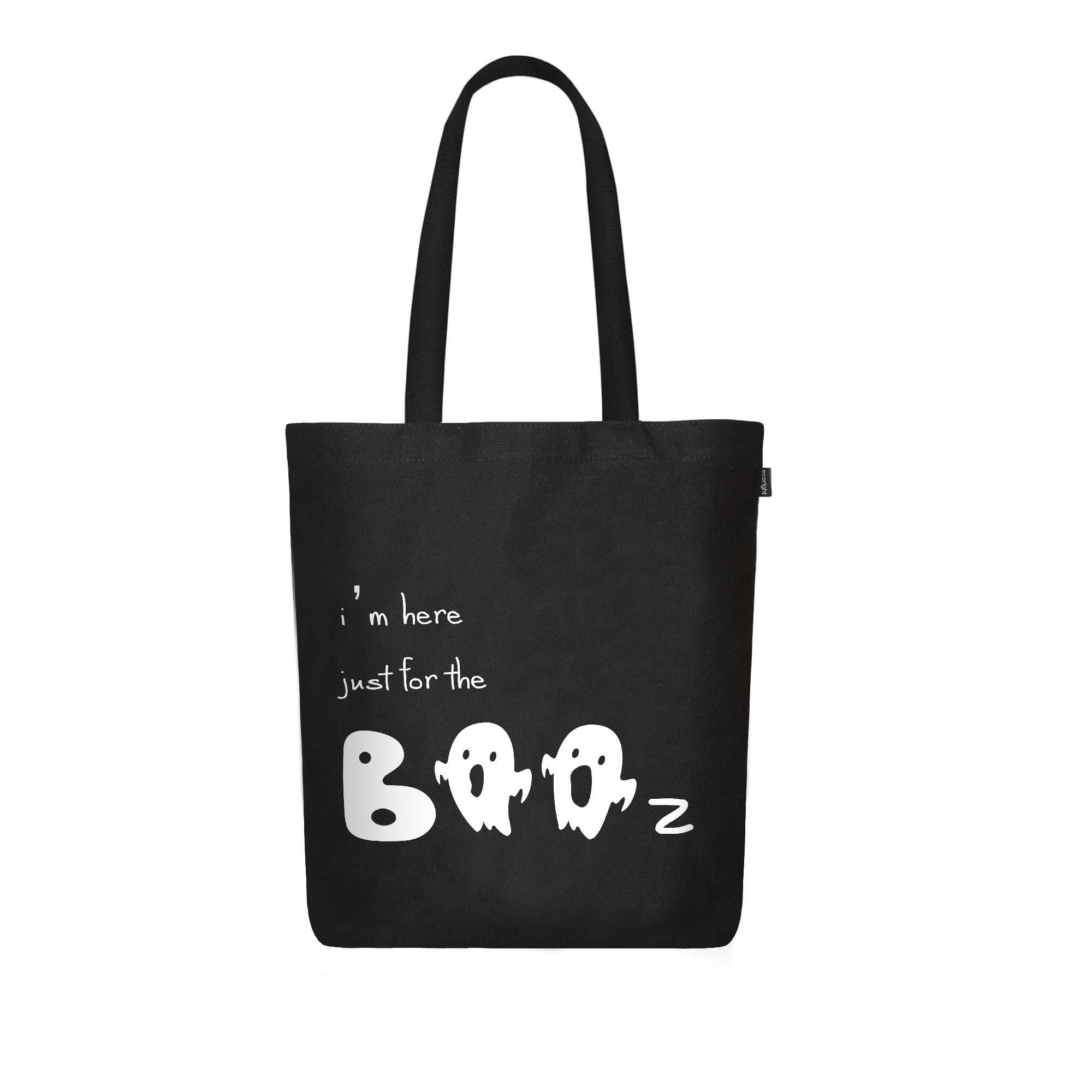 Eco Right Aesthetic Canvas Tote Bag for Women: Spacious, Zippered Closure, Reusable, Ideal for Beach, Shopping, Travel, School, Groceries - Cute & Eco-Friendly Gift for Girls, Teachers, Mothers