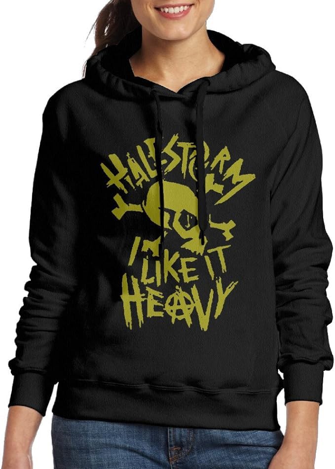Halestorm I Like It Heavy For Halloween Champion Black Pullover Hoodie