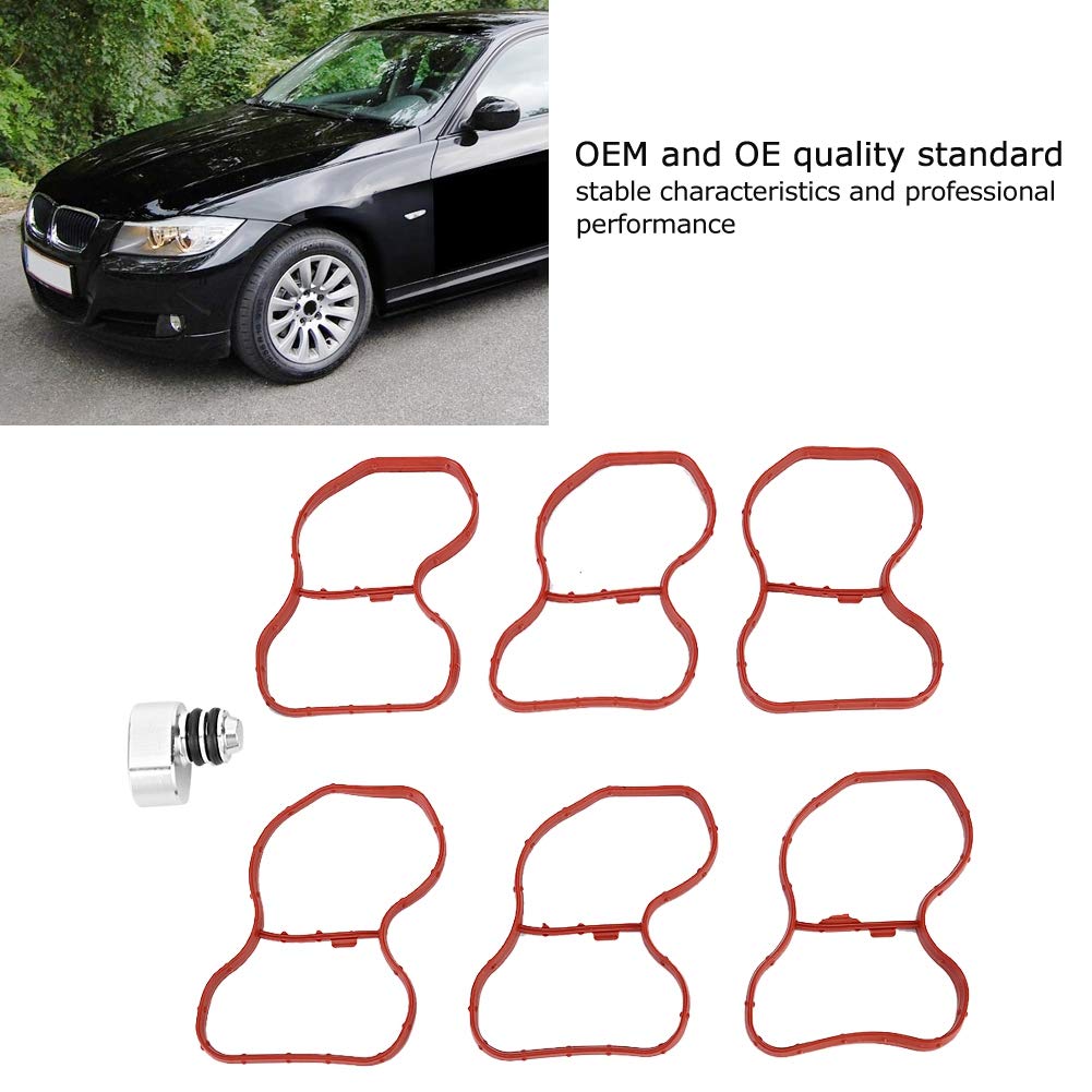 collettore n57 + Swirl Flap Flaps Elimina rimozione Blanks Plugs Sostituzione per N57 N57S E90 E91 E92 E93 F07 F10 F11 Accessorio per auto