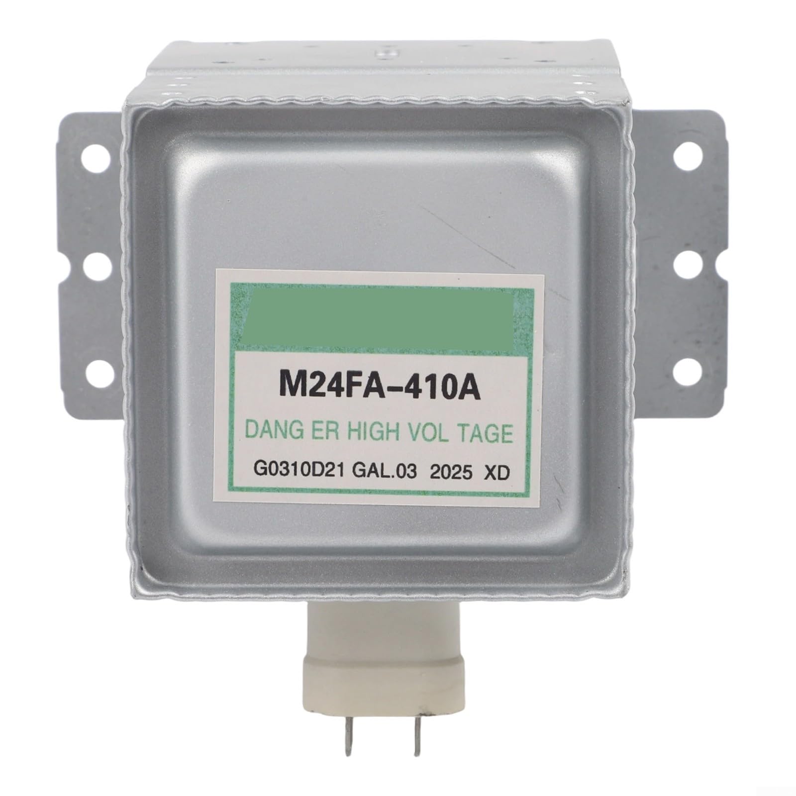 Microwave Oven Magnetron Replacement M24FB-410A Metal for for Galanz Models Including 2M219 and 2M253J, Reliable Even Heating Performance Upgrade