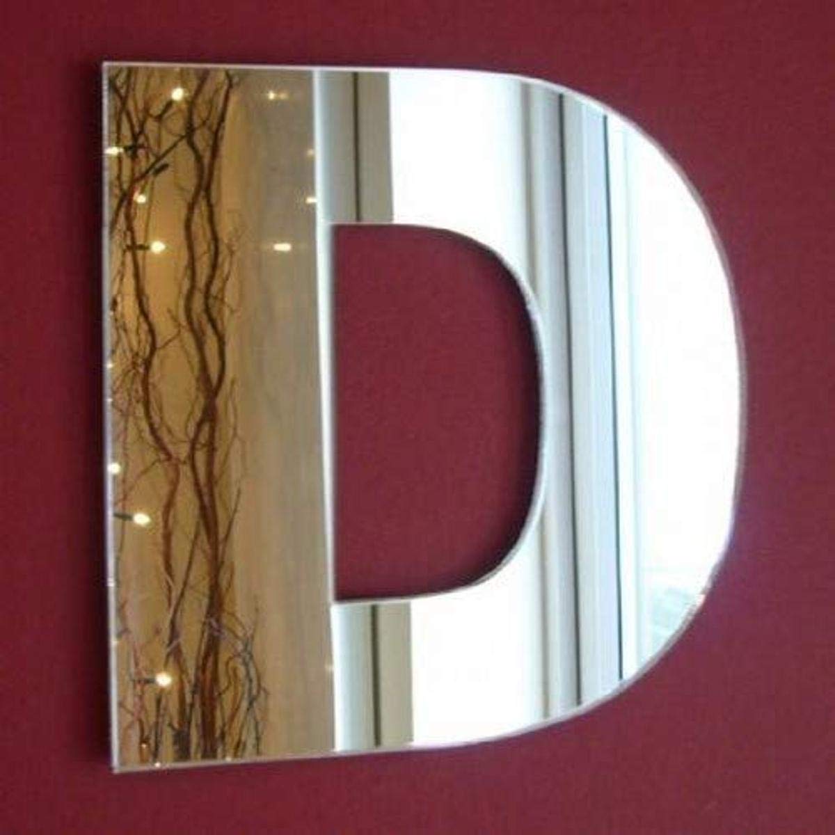 Sendmeamirror Upper Case Letter D Mirror 15cm — image 1