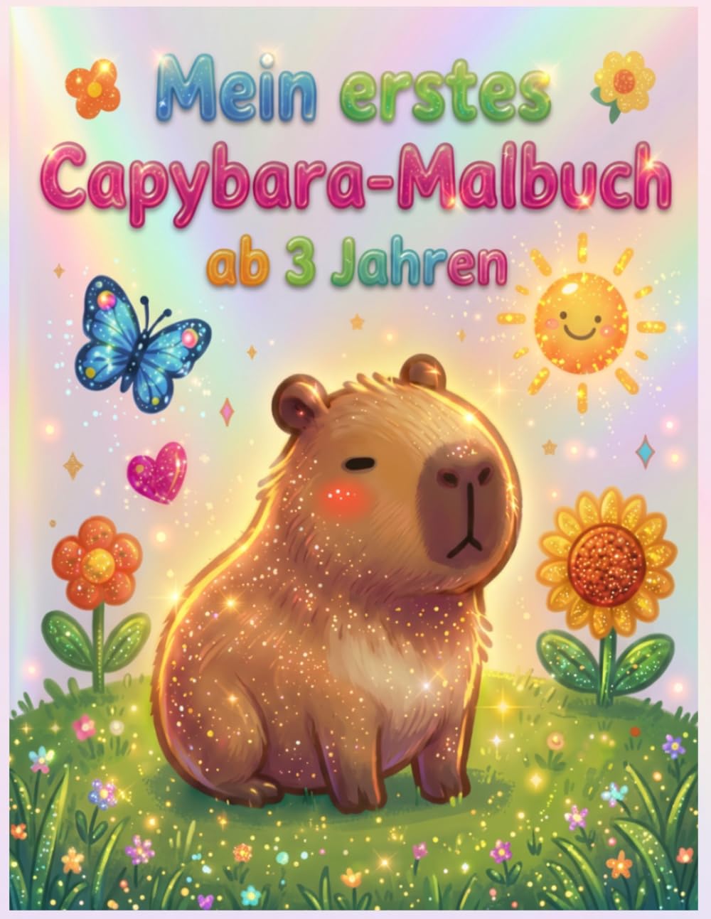 Mein erstes Capybara-Malbuch: Für kleine Künstler ab 3 Jahren