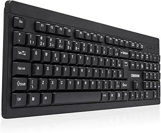 Teclado Standard Membrana 107 Teclas Home Office Minimalista Usb Abnt2 Pc Notebook Mac