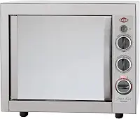 Forno Elétrico Super Luxo Inox Advanced 2.4 220V | Autolimpante, Visor iluminado e 46 litros