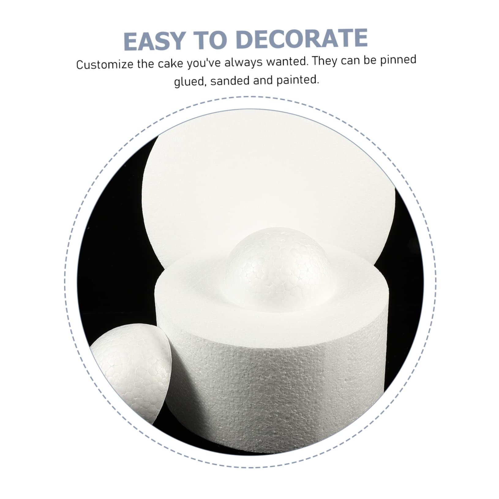 Lurrose 4pezzi Modello di Decorazione per Torte Utile Strumento Fai Te per Praticare La Decorazione di Torte Leggero