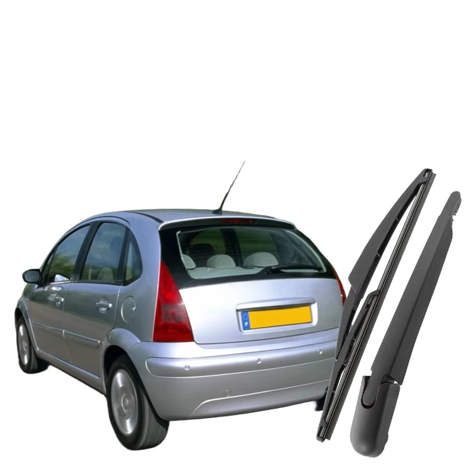 Limpiaparabrisas Coche Para Citroen Para C3 Para Picasso 2009-2013-2018 Limpiaparabrisas Trasero Para Juego Brazo Parabrisas Ventana Trasera Limpiaparabrisas Trasero Coche Reemplazo