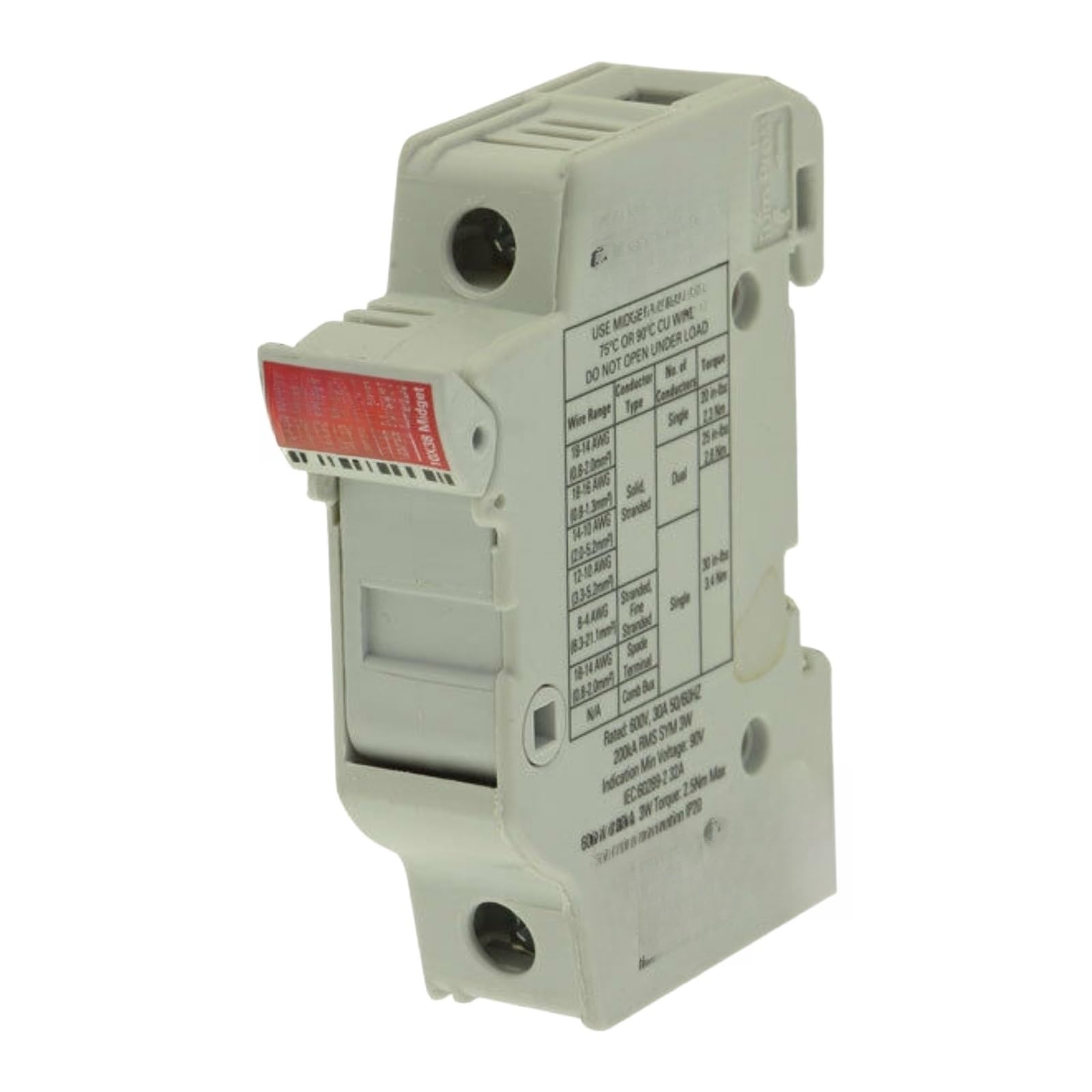 1 x bezpiecznik FNQ-12 12 A 500 V AC