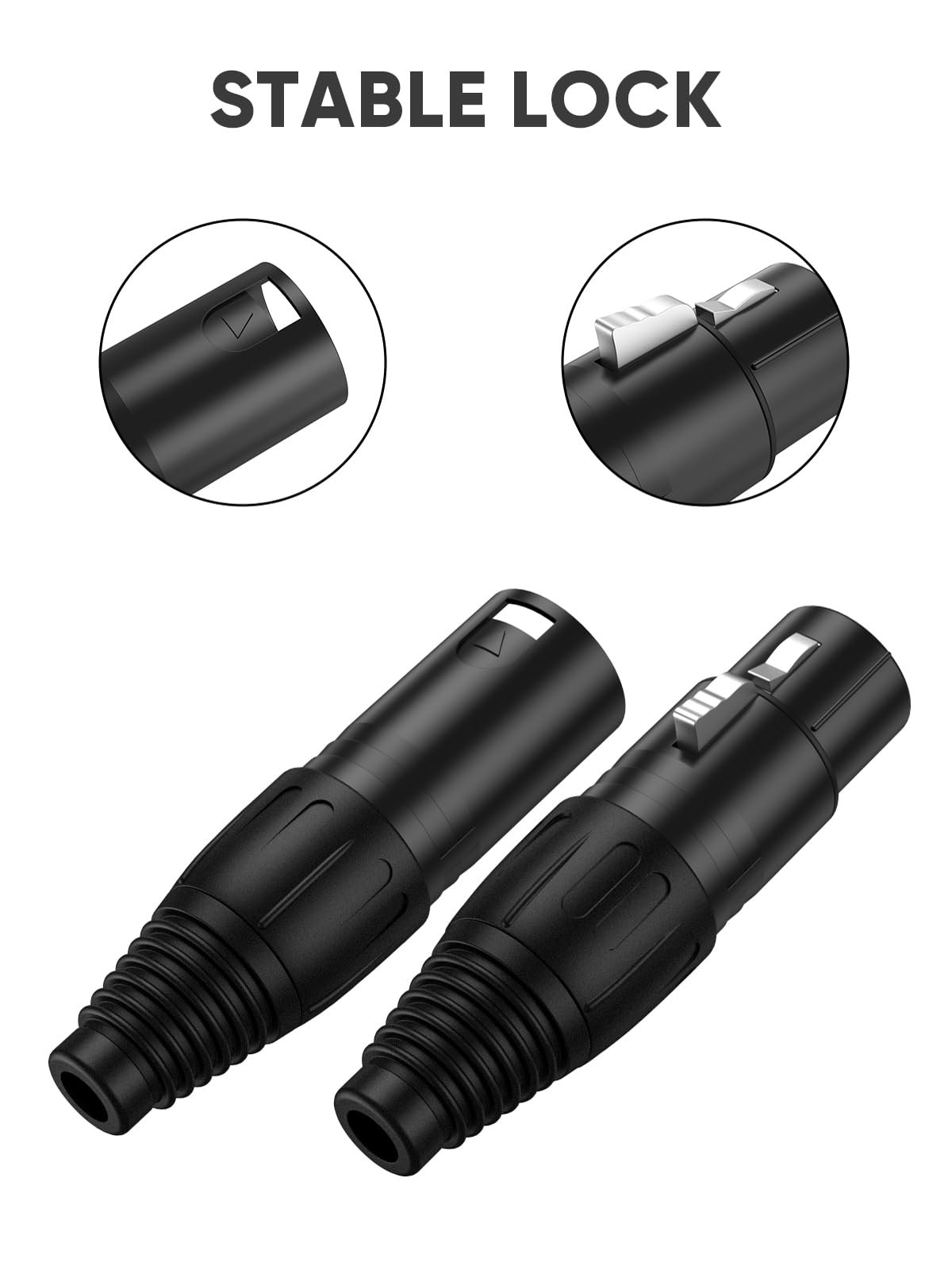 XLRコネクタ，CableCreation [5本入れ] XLR 3Pin(ピン)オス/メス オーディオマイク マイクロフォンコネクタ ブラック 2zzhgl6 Amazon.co.jp: XLRコネクタ，CableCreation [5本入れ] XLR 3Pin