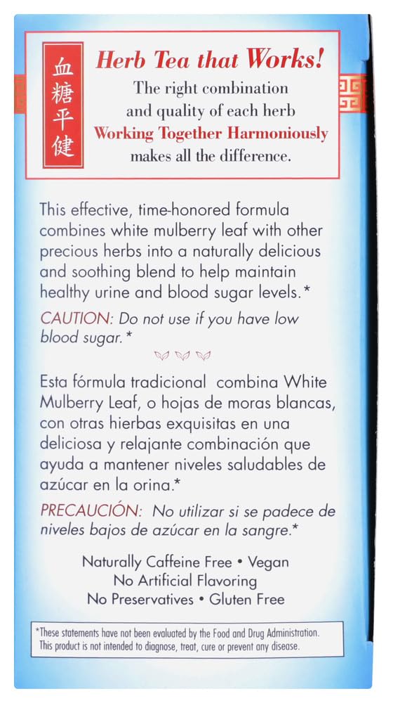 Sugar Level Tea, 20 Bags by Bravo Tea & Herbs (Pack of 2)2 - Image 2