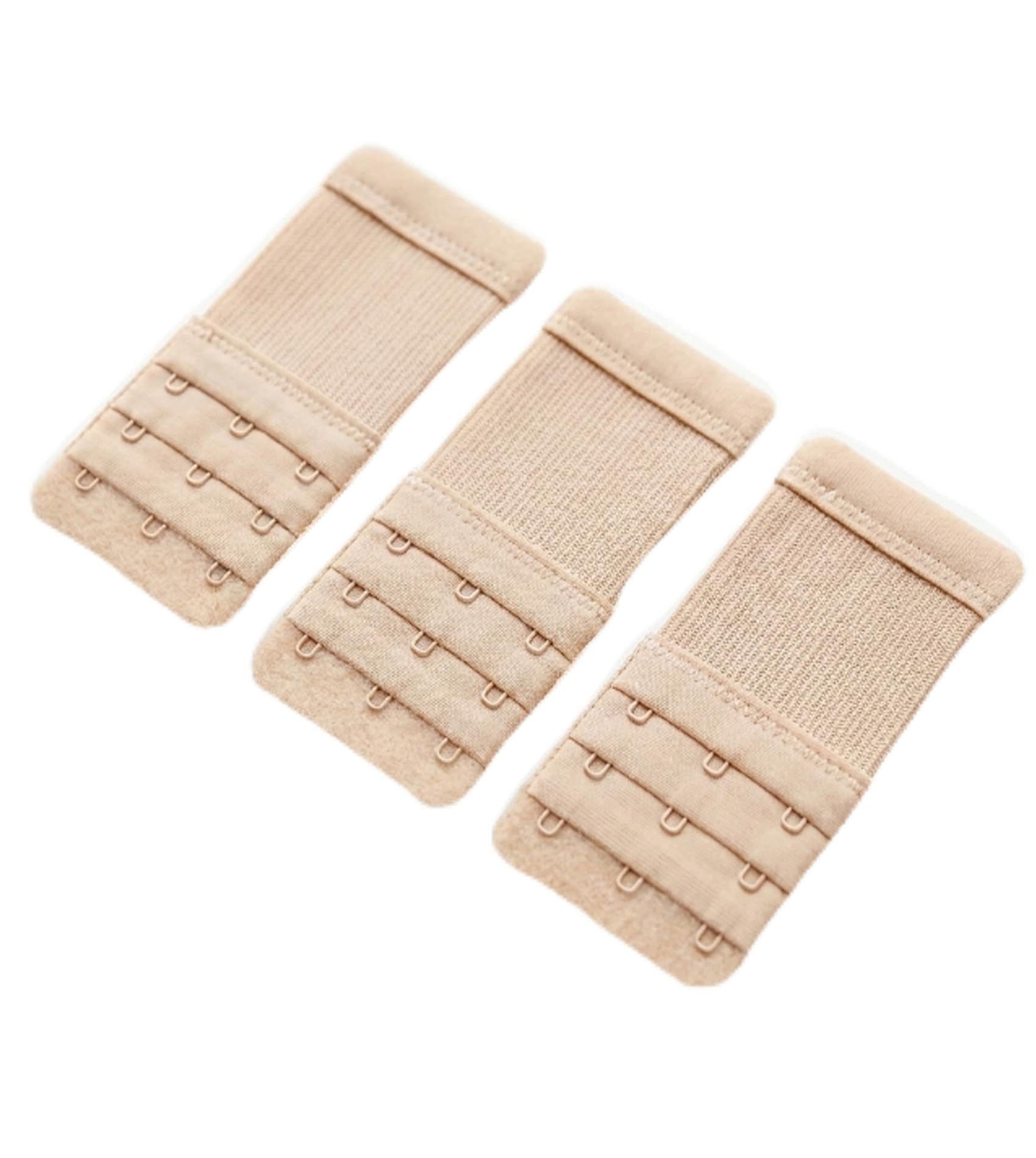 lexun Women Bra Hook Extender -3 Hook - 3 Eye With Extra Elastic hook expender band for women combo (pack of 3)-picture-8