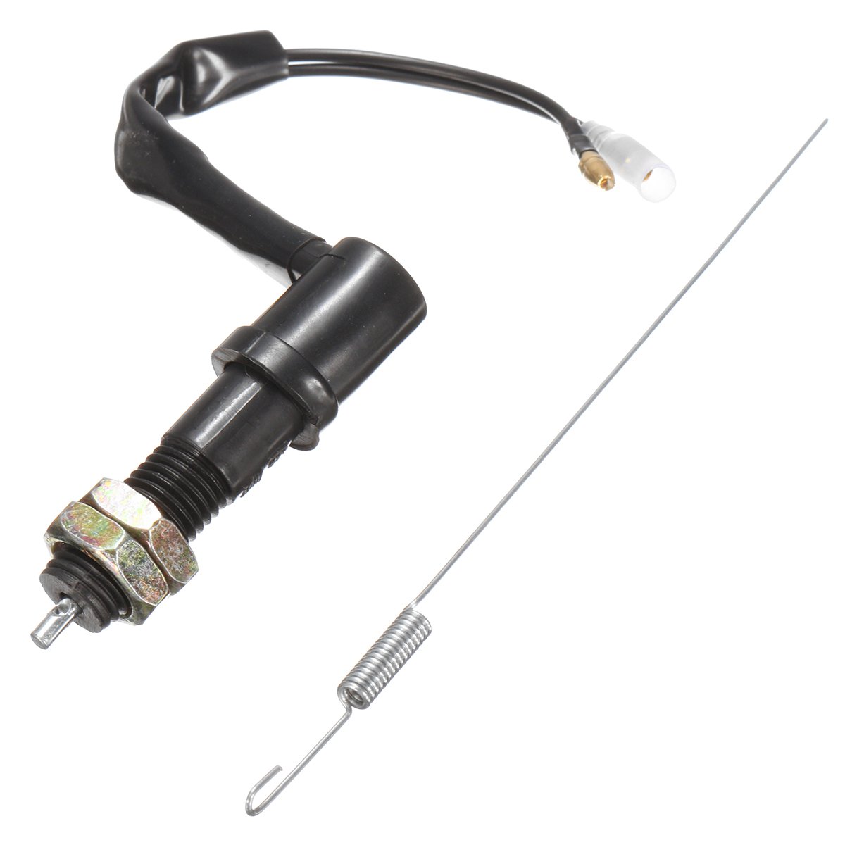 Interruttore Luce Freno Interruttore Luce Freno Posteriore Universale Per Moto Con Interruttore Idraulico Della Luce Freno Con Rondelle(M10x1) Adatto Per Interruttore Stop Freno Moto - Foto 10