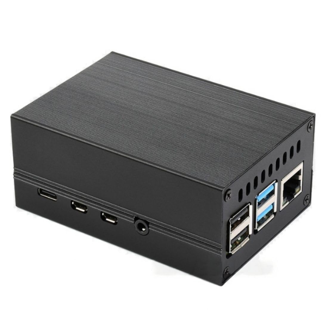 Waveshare Aluminum Cooling Case for Pi 4 with Fan | CNC Machined Enclosure, Active Cooling, Thermal Pad, Easy Snap Fit, Port & GPIO Access, Compact Heat Dissipation Case for Raspberry Pi 4 Projects-image-47