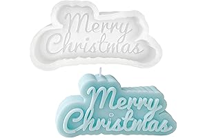 Christmas Candle Molds Silicone Christmas Candle Wax Melting Jar Mold for Candle Making