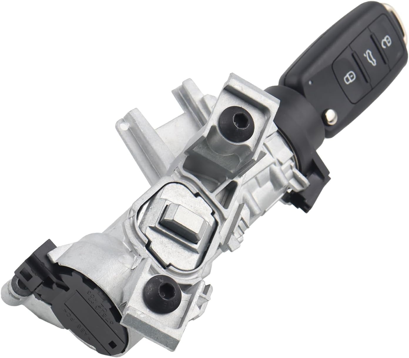 Ignition Switch Lock Cylinder w/Keys (48-Chip 433 Frequency) Compatible with 2003-2013 VW Jetta Golf Rabbit Tiguan Audi A3 TT,1K0905865 1K0905841 - Image 4