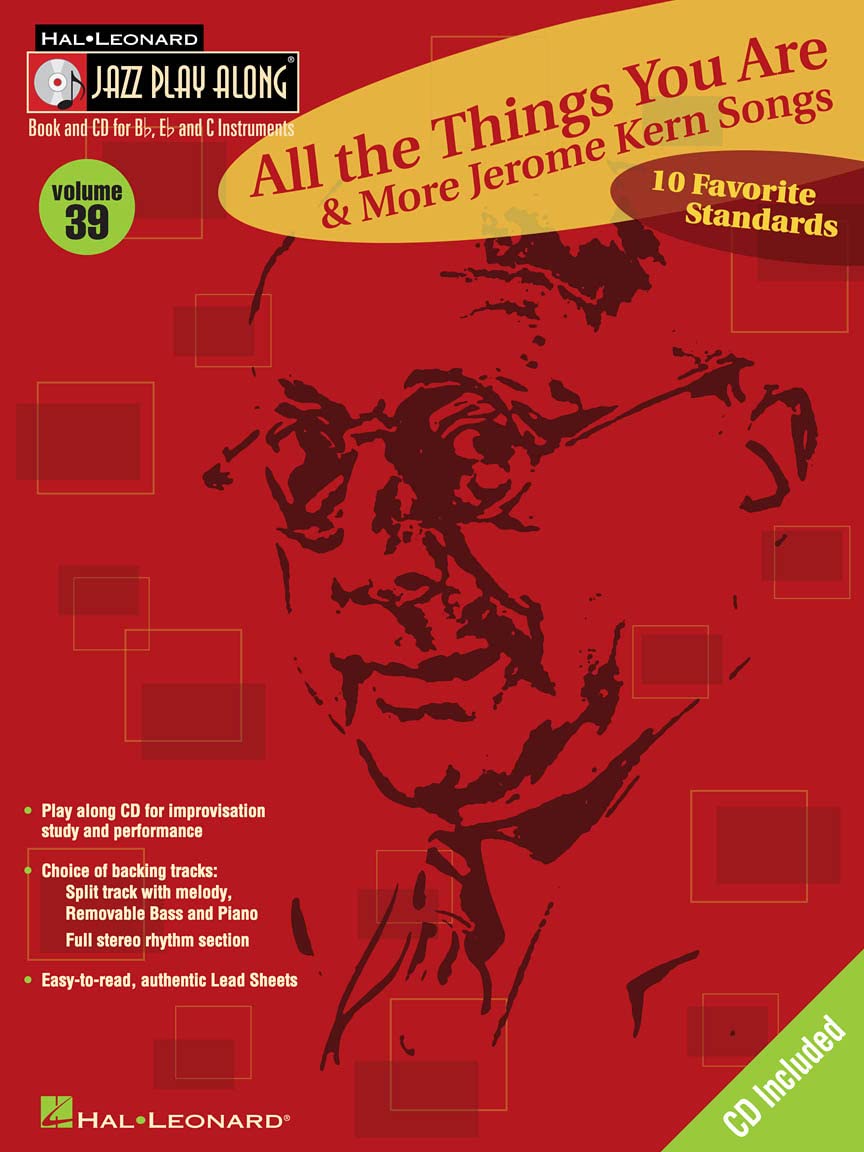 Jerome Kern songs clarinette partitions jazz avec CD audio de soutien