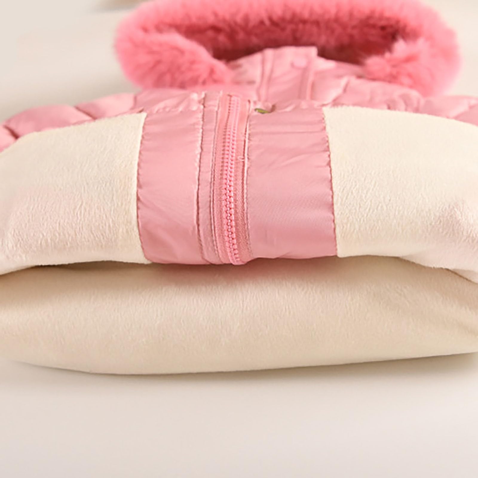 Genérico Abrigo De Invierno NiñA,Chaqueta De Invierno Para NiñAs Abrigo Grueso Y CáLido Con Forro Polar Ropa De Abrigo De Moda Para Clima FríO