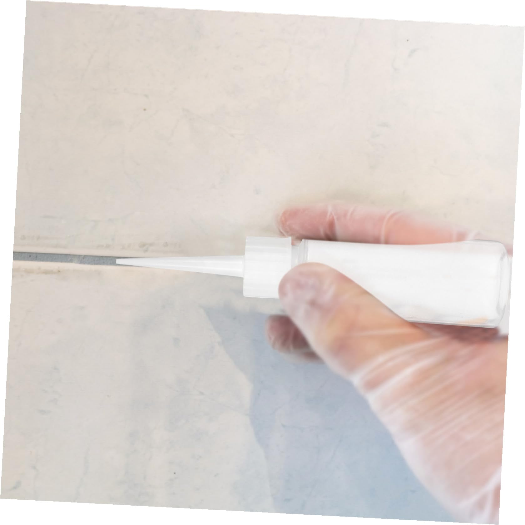 4 Flaconi Dosatore per Colla in Plastica da 50ml Beccuccio a Goccia e Tappo a Pressione, Flaconi per Colla Piccoli per Laboratori e Progetti Fai da Te, Bottiglie Squeeze