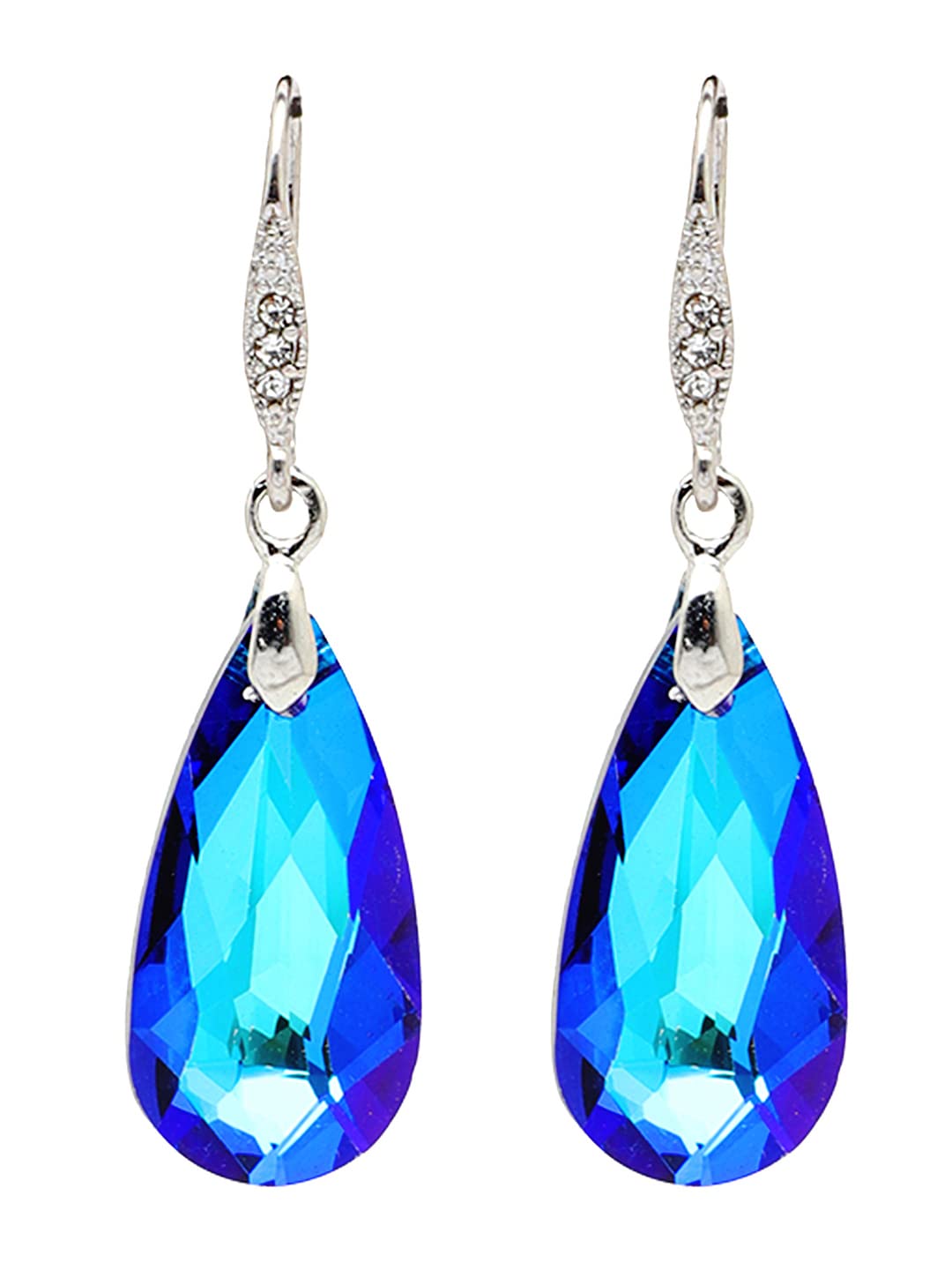 Yellow Chimes Earrings for Women and Girls Drop Earrings for Girls | Silver Plated Blue Crystal Drop Earrings | Birthday Gift for girls and women Anniversary Gift for Wife (B0BPPJYR6T) Amazon Price History, Amazon Price Tracker