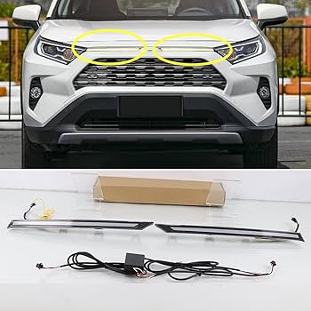 Amazon.com: ECAHAYAKU DRL Fog Lamp For 2019-2025 TOYOTA RAV4 LED