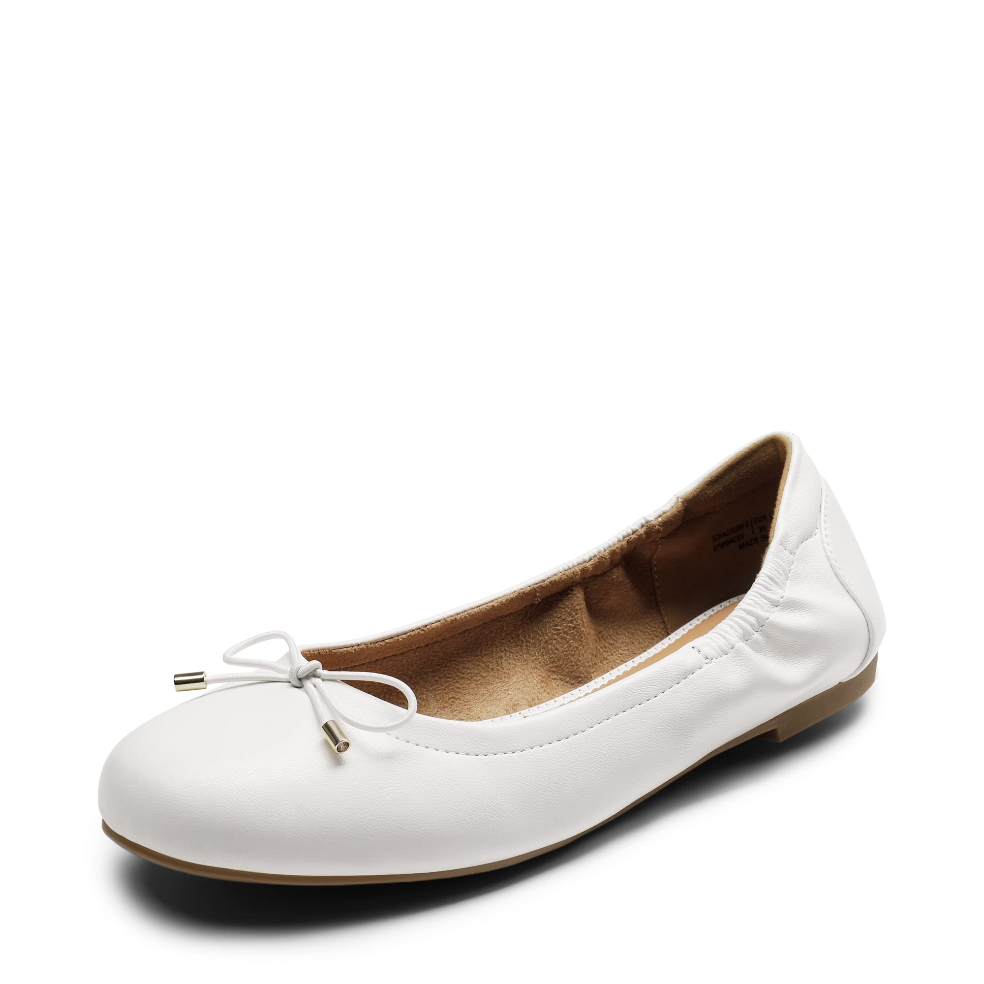 DREAM PAIRS Bailarinas Mujer Zapatos Planos Comodo Ballet Flats Manoletinas con Lazo SDFA2310W-E