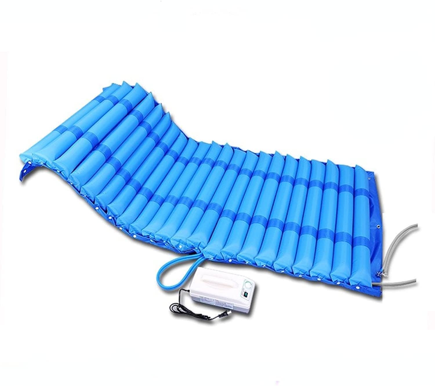 Colchón de presión alterna para úlceras por presión, cojín de Masaje neumático para postrado en Cama, Bomba neumática, masajeador Normalpum con Orificios.