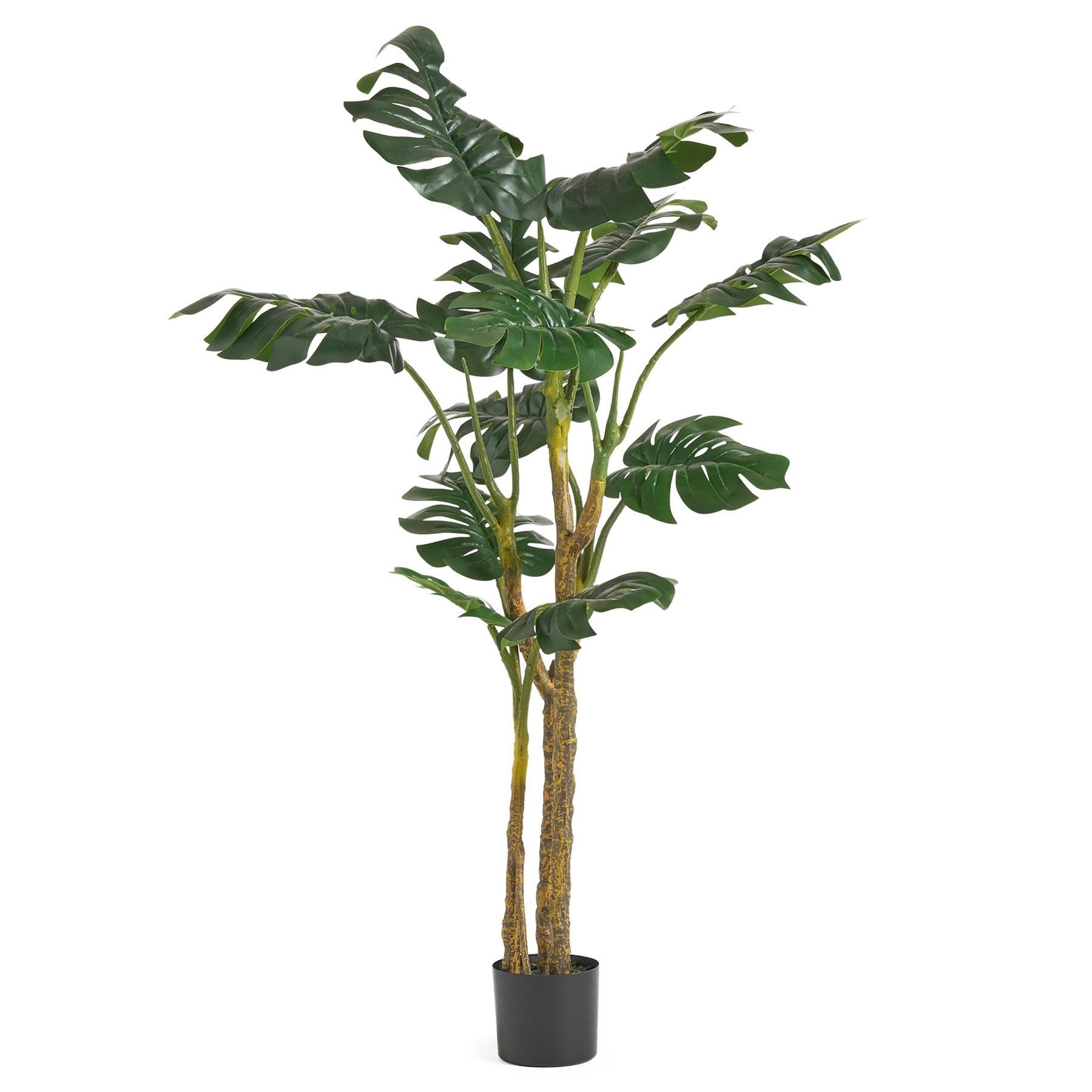 Botanik Monstera Artificial Plant 4.9ft Realistic Plastic