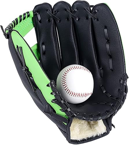 Miniatura 8 de ZIMUYLOP Guantes de béisbol de sóftbol  guantes de campo de piel sintética para mano izquierda 10.511.512.5 lanzamiento a mano derecha