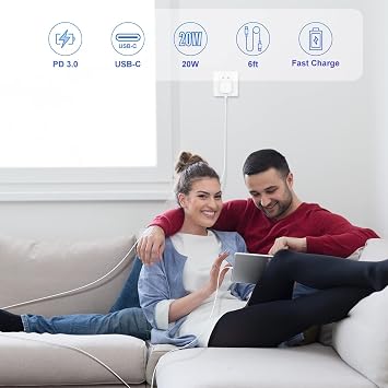 2Pack iPhone Charger Fast Charge, Apple Fast Charging Cable and 20W Plug USB C Charging for iPhone 14/14 Pro/14 Pro Max/13/13 Pro/13 Pro Max/12/11/XR/XS/iPad Pro/Airpods