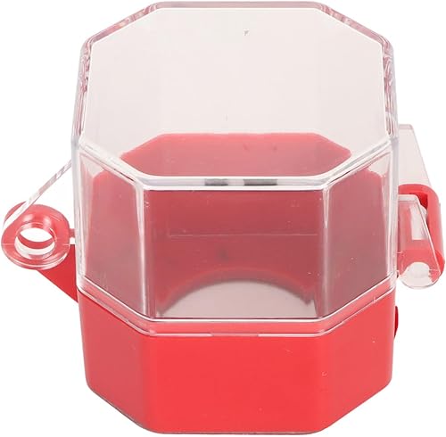 Cubierta de botón de parada de emergencia Bloqueo Transparente Cubierta de interruptor de botón con agujero grande, conveniente y práctico para