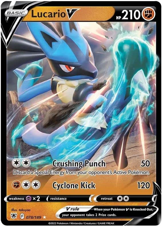 Buy Lucario V 078/189 Ultra Rare Pokemon Card (SWSH Astral Radiance