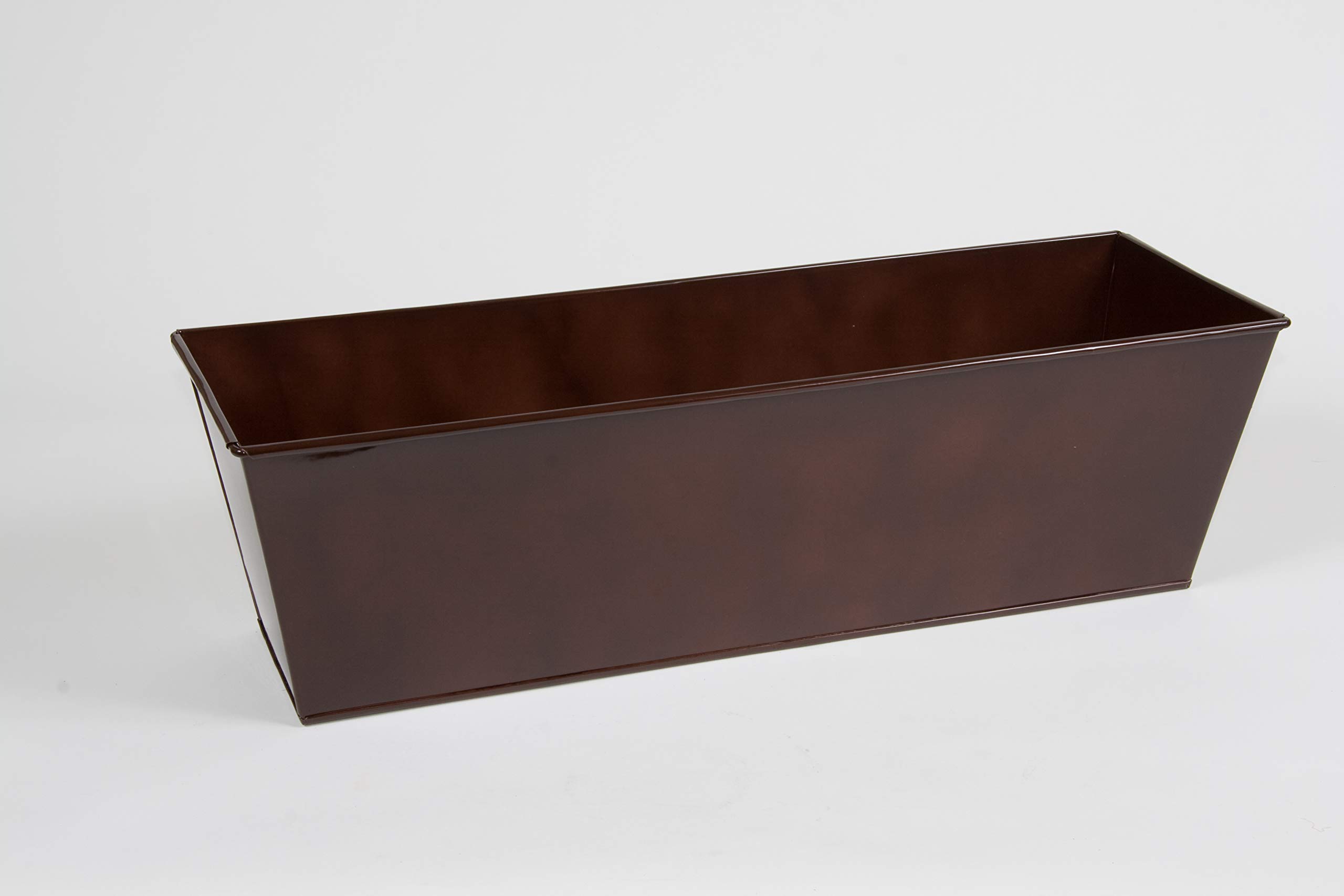 Tapered Galvanized Window Box - Bronze - 42 Inch |