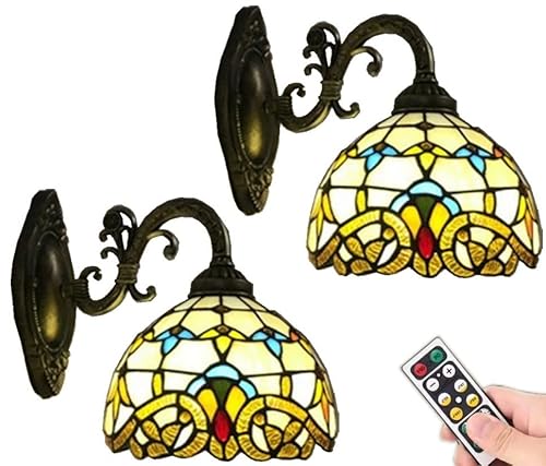ANUOMY Luces de Pared Tiffany de 8 Pulgadas Cover