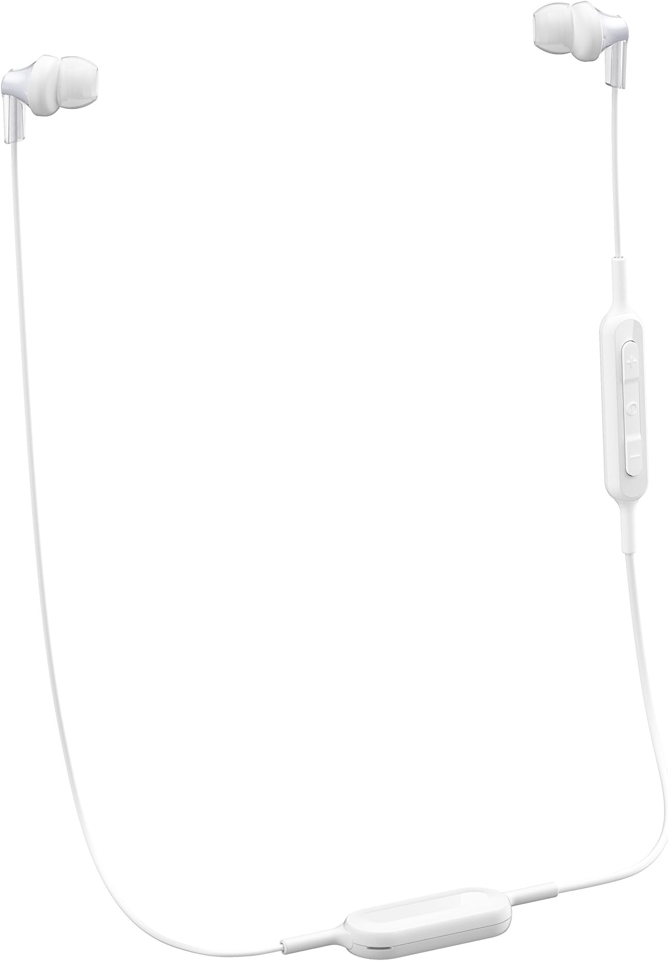 Panasonic Bluetooth Earbud Headphones with Microphone, Call/Volume Controller and Quick Charge Function - RP-HJE120B-W - in-Ear Headphones (White)