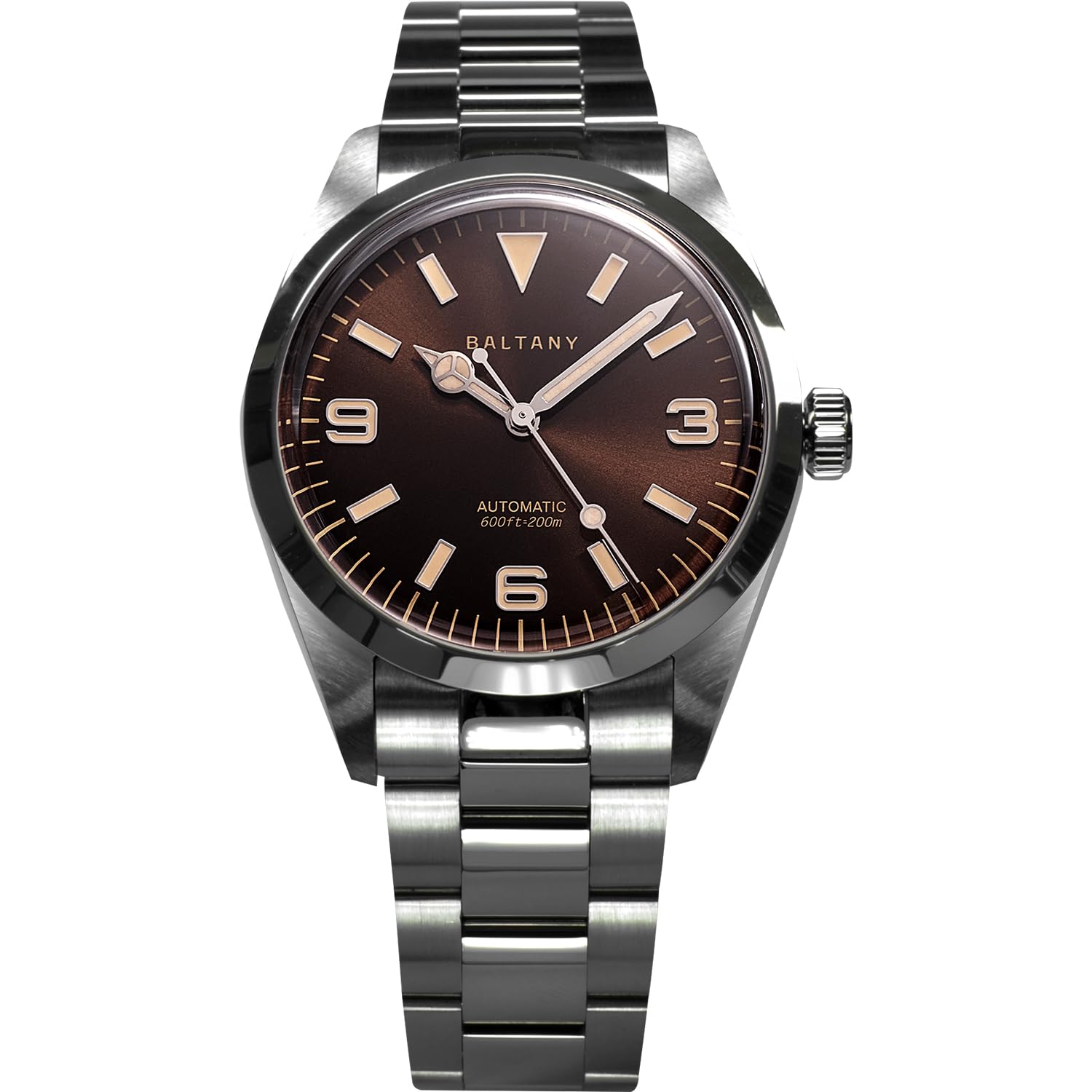 BaltanyExplorer Watches for Men, Classic Explorer Homage Sports Watch, GADA Automatic Watch for Everyday use