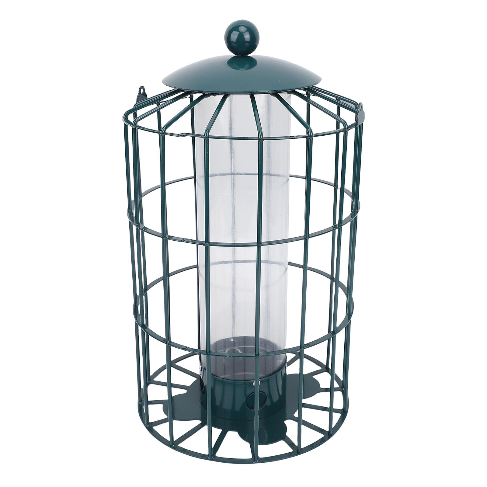 Acouto Comedero para Pájaros Enjaulado para Pájaros Silvestres Tubo Colgante A Prueba de Exteriores Comedero para A Prueba de Masticables A de Herrumbre 7 1x12 6 Pulgadas Hierro Hierro la Voluntad