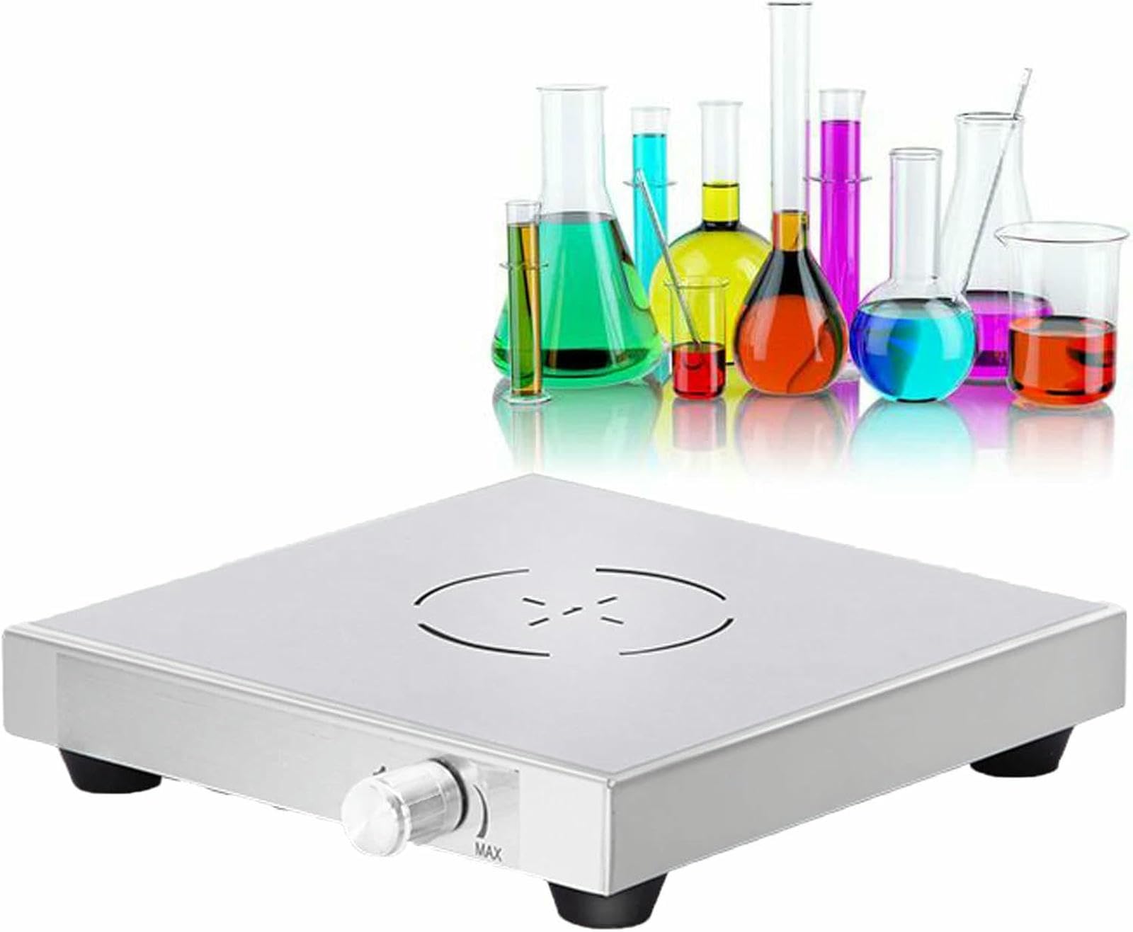 Agitateur magnétique de laboratoire 200-2000 TR/Min en acier inoxydable contre l'encombrement
