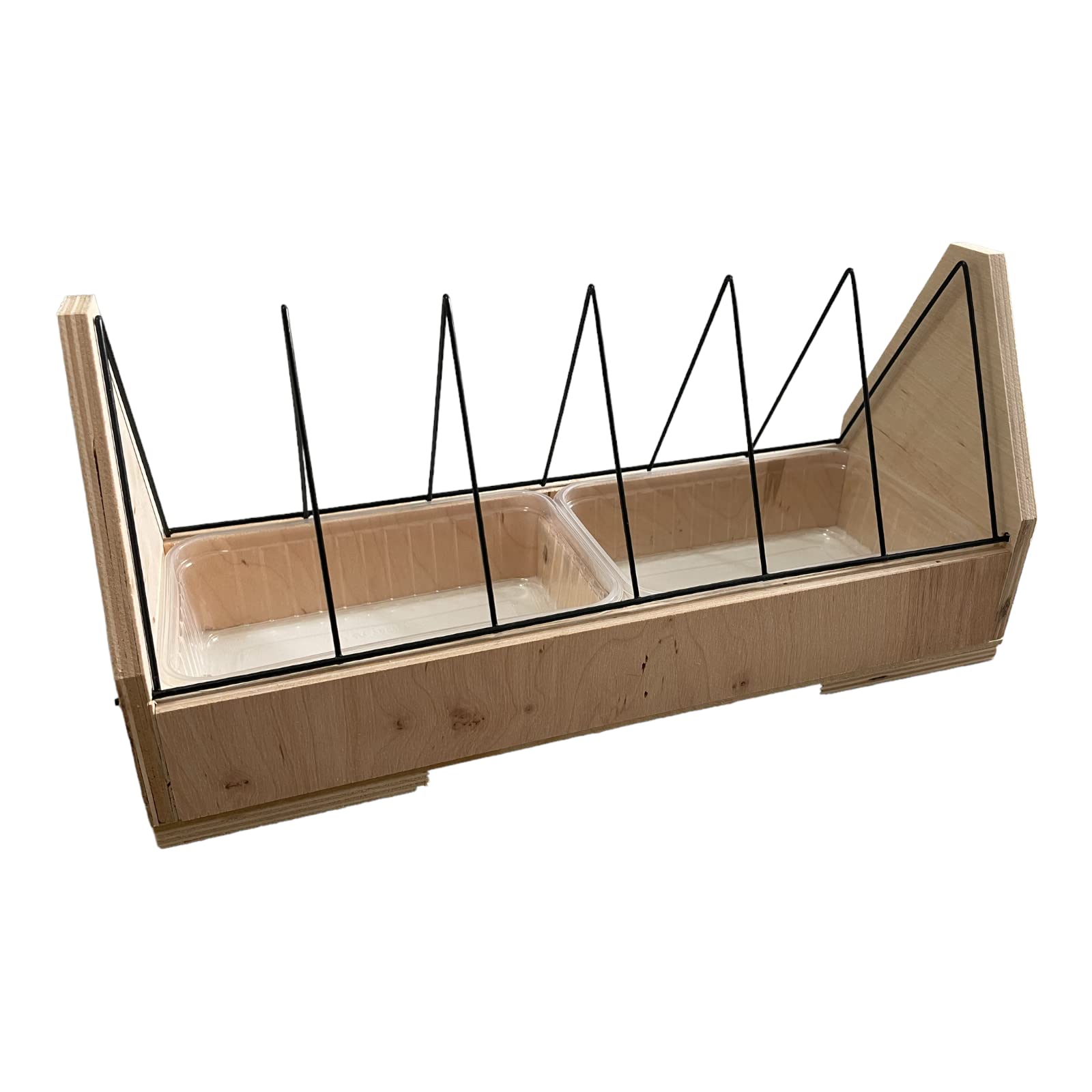 Futtertrog Für Hühner Und Tauben Trog Futterautomat Geflügel - 50 X 11,5 Cm