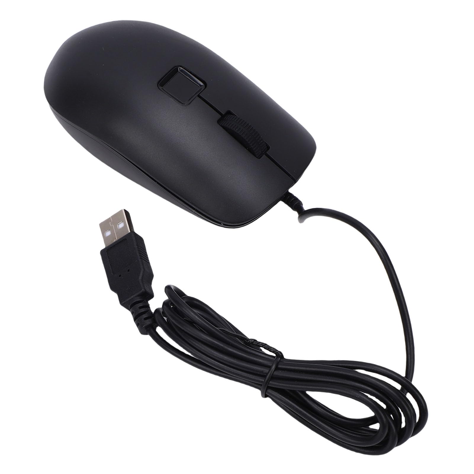 Mysz USB z Czytnikiem Linii Papilarnych, Szybkie i Bezpieczne Logowanie, Rozpoznawanie 360 ​​stopni Biometryczna Mysz USB, ze Skanerem Linii Papilarnych z obsługą Hello i pamięcią masową
