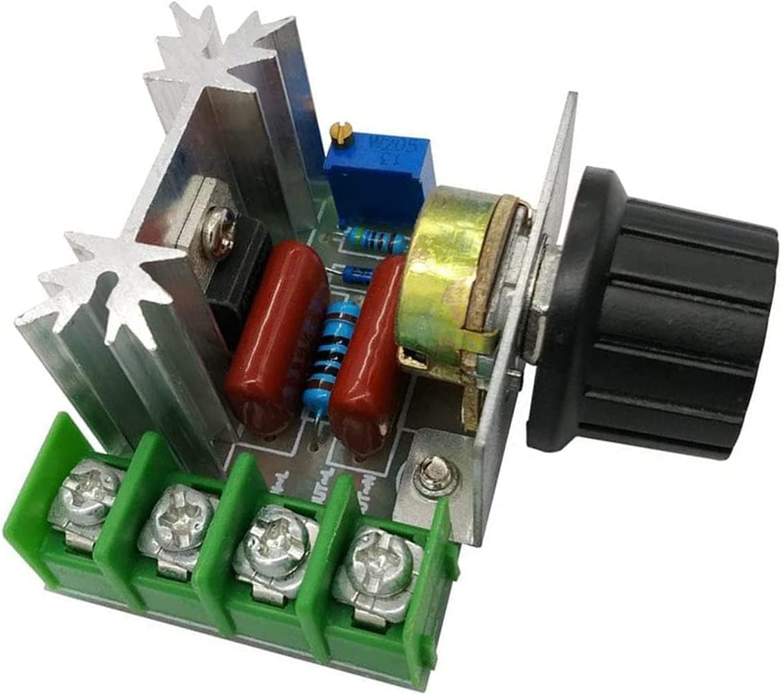 3 Pack 2000W PWM AC Motor Speed Control Module Dimmer Speed Regulator ...
