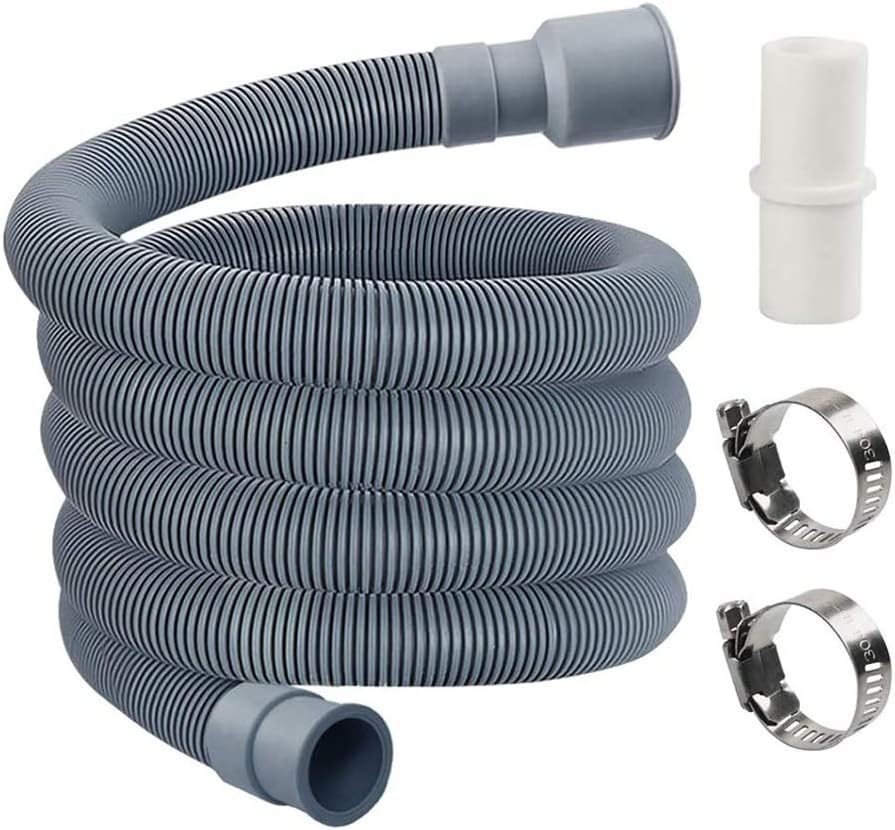 Washing Machine Extension Kit 2m Tube Plastic Hose Retractable Flexible Dishwasher Drain