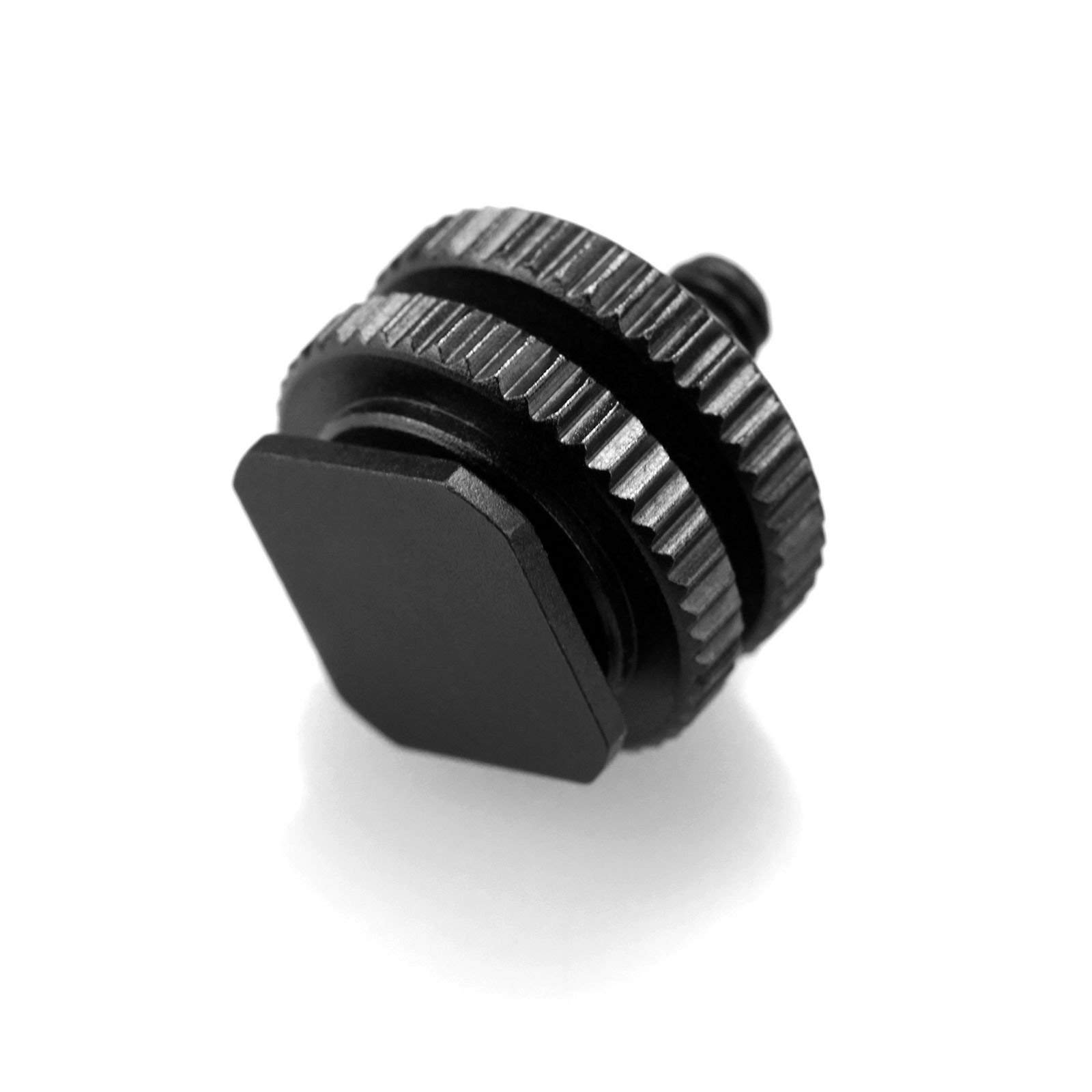 SHOPEE Branded Durable Pro 1/4" Mount Adapter for Tripod Screw to Flash Hotshoe Camera and Monitor(Pack of 2)-picture-15