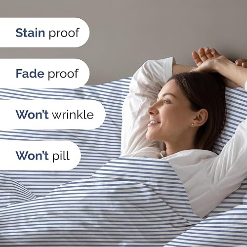 Miniatura 222 de Juego de funda de edredón tamaño King – Funda de edredón extra suave tamaño King de 104 x 90 pulgadas con 2 fundas de almohada – Lujo de hotel, 01