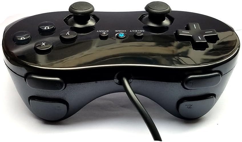 Classic Pro Controller for Nintendo Wii Video Game Black