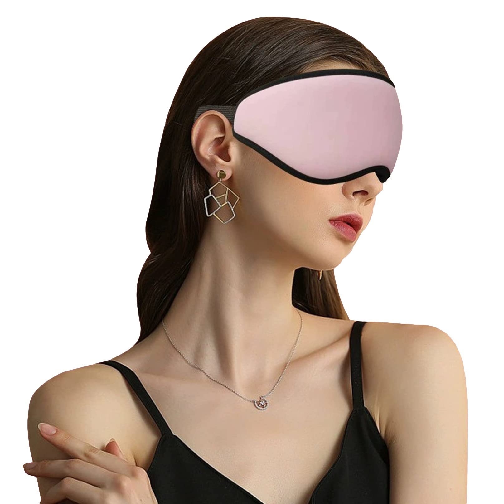 USB Steam Eye Mask Massager Moist Heat Eye Compress Heated Eye Mask for Sleep Ideal for Work Sleep