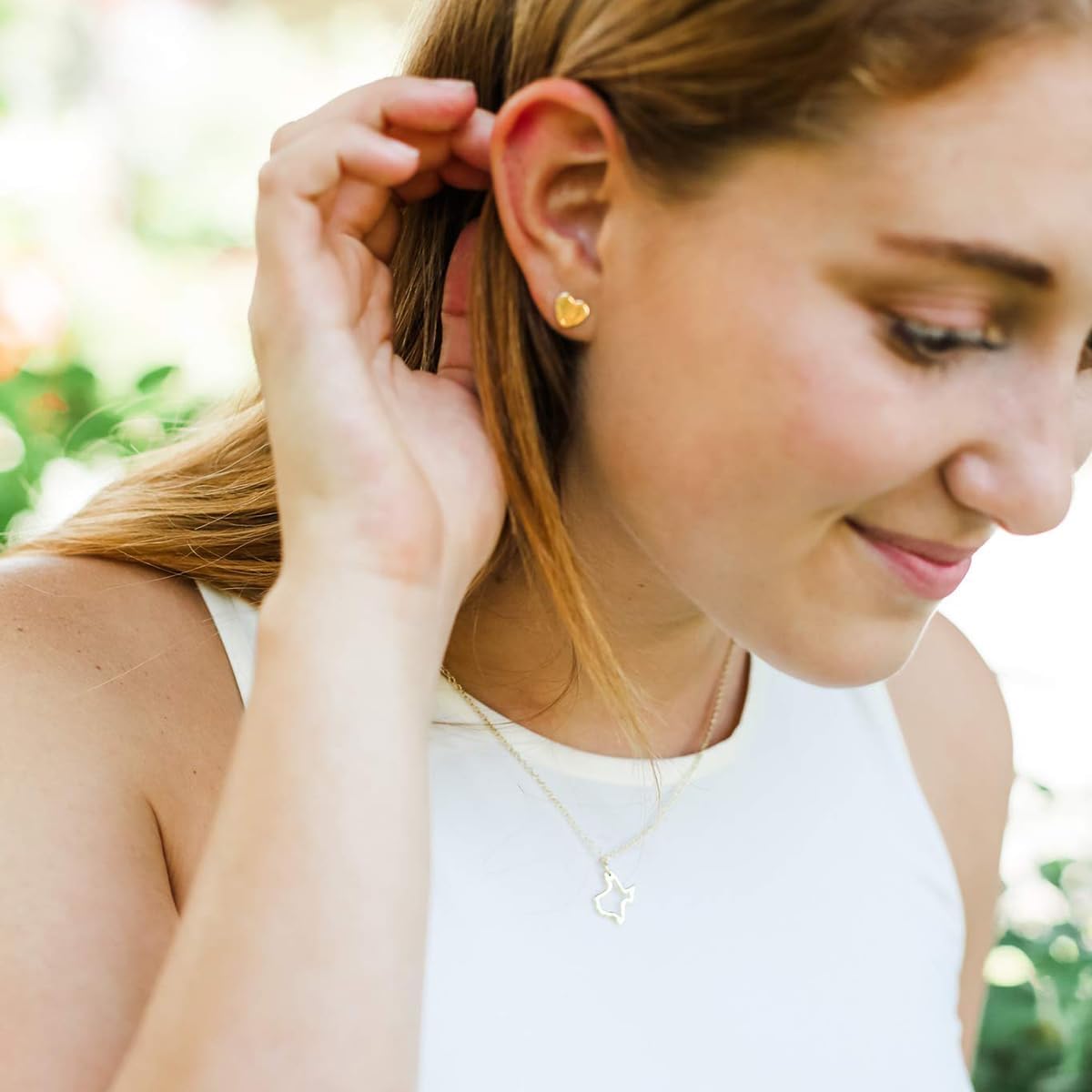 Texas State Necklace Home States Outline Country Map Pendant Necklace Long Distance Friendship Jewelry For Women Men - Image 5