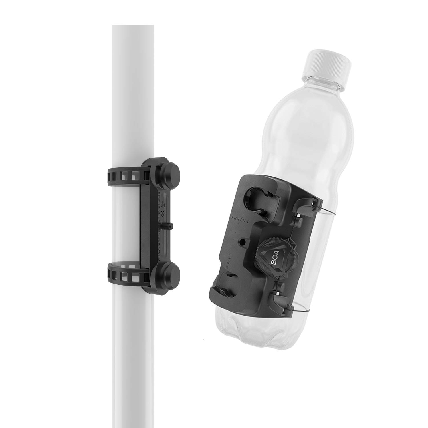 FIDLOCK Uni Connector & Uni Base Set Bike Water Bottle Holder with No Screws & Connector for