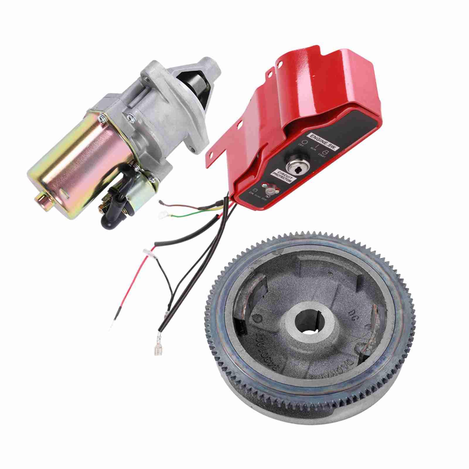 Generic Kit di Avviamento Elettrico Parti di Ricambio Durevoli per Motore e Generatore GX340 GX390 Meravigliosi per Officine Meccaniche