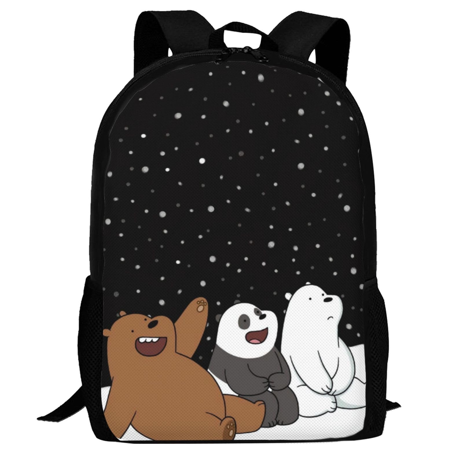 Backpacks We Bare Anime Bears Adjustable Laptop Backpack Double Shoulder Bag for Women Men Climbing Shopping Work