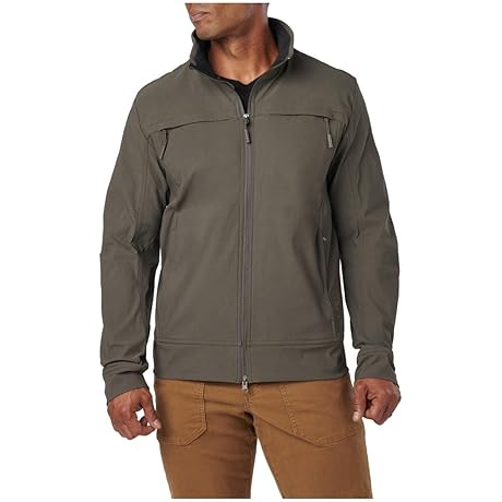 5.11 Tactical Men's Preston Jacket: Lightweight Windbreaker with 2-Way Zipper